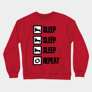 Sleep Repeat Crewneck Sweatshirt